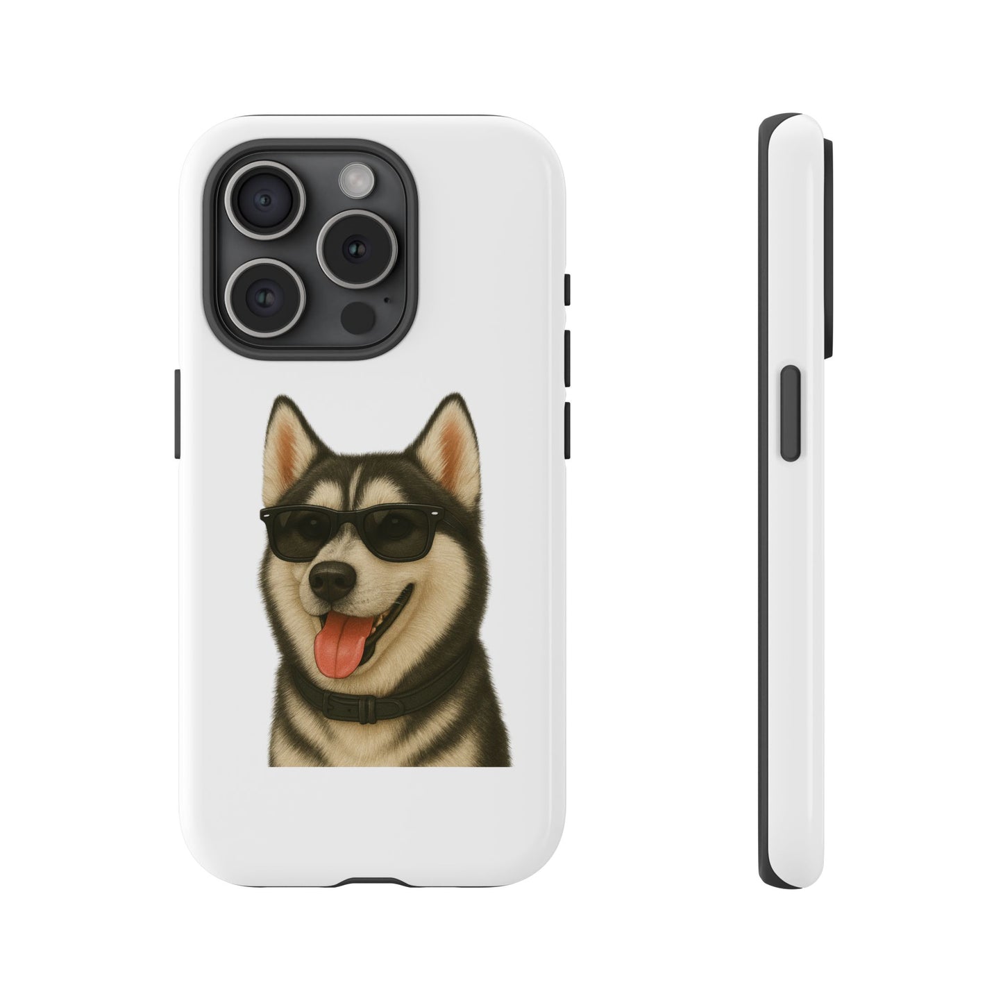 Siberian Husky Wearing Sunglasses - Tough Phone Case