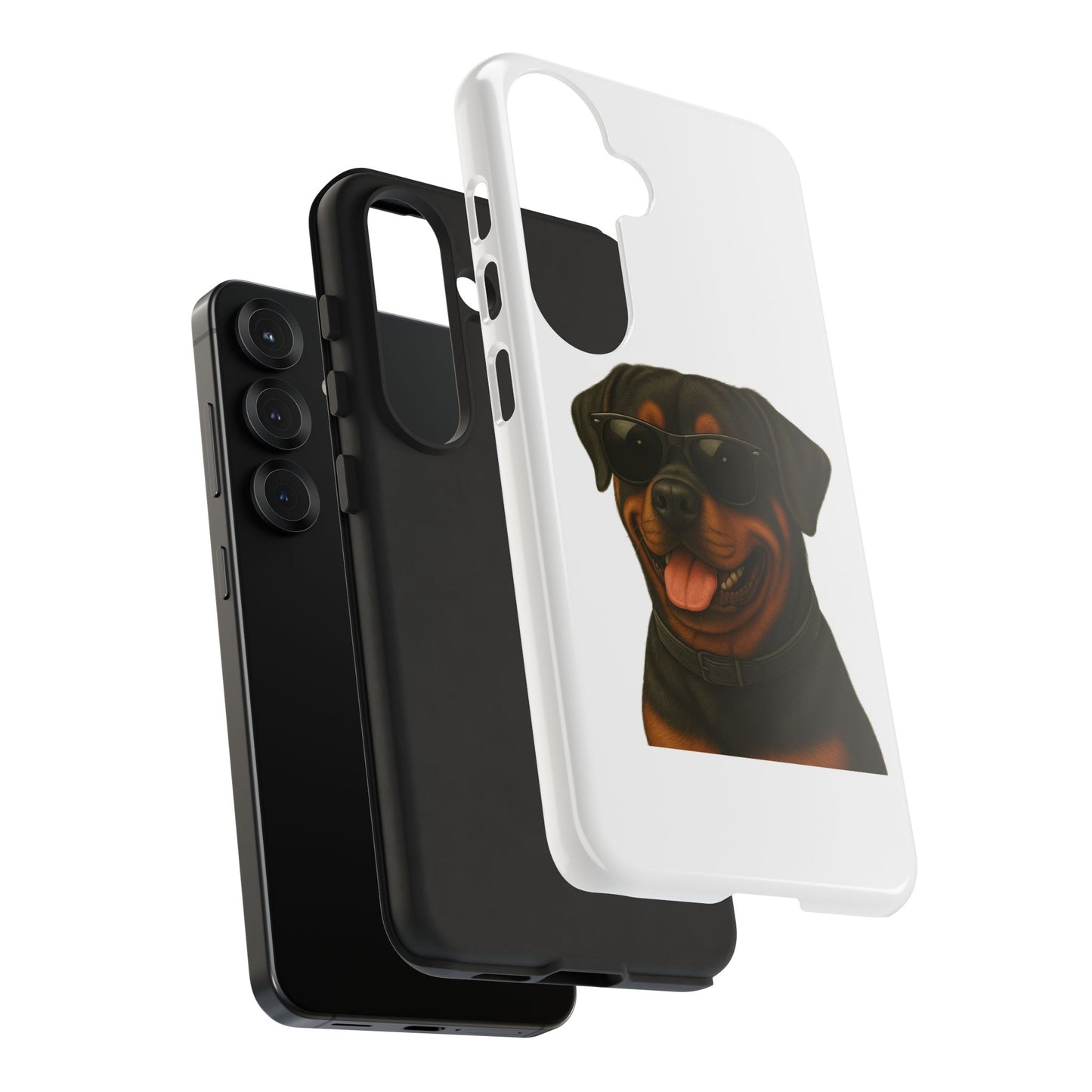 Rottweiler Wearing Sunglasses - Tough Phone Case