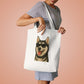 Siberian Husky Wearing Sunglasses Cotton Tote Bag