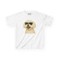White Maltese Wearing Sunglasses - Kids Tee