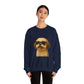 Shih Tzu Wearing Sunglasses - Adult Crewneck Sweatshirt