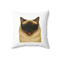 Ragdoll Cat Wearing Sunglasses - Throw Pillow