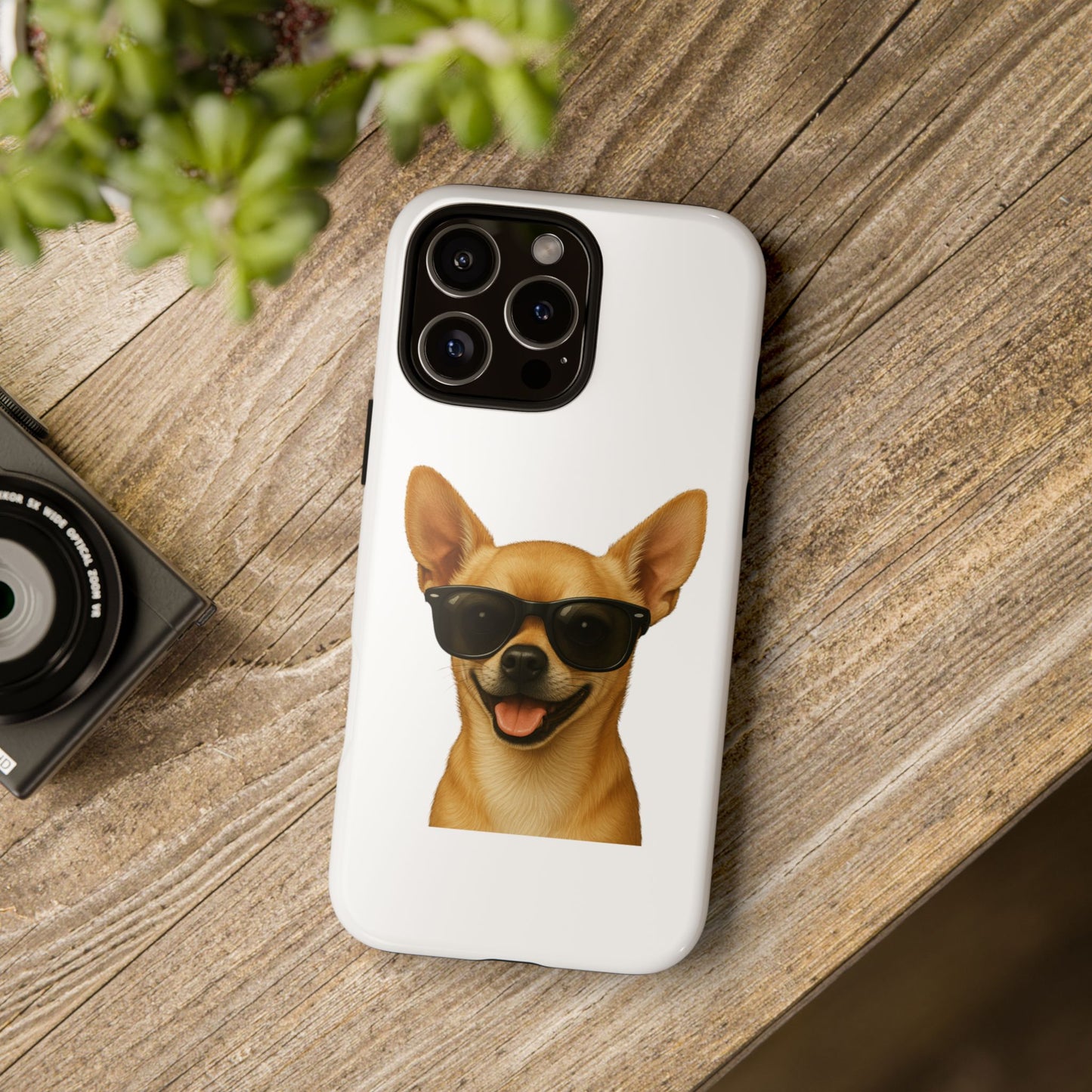 Chihuahua Wearing Sunglasses - Tough Phone Case