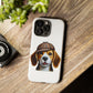 Beagle Wearing a Deerstalker Hat - Tough Phone Case