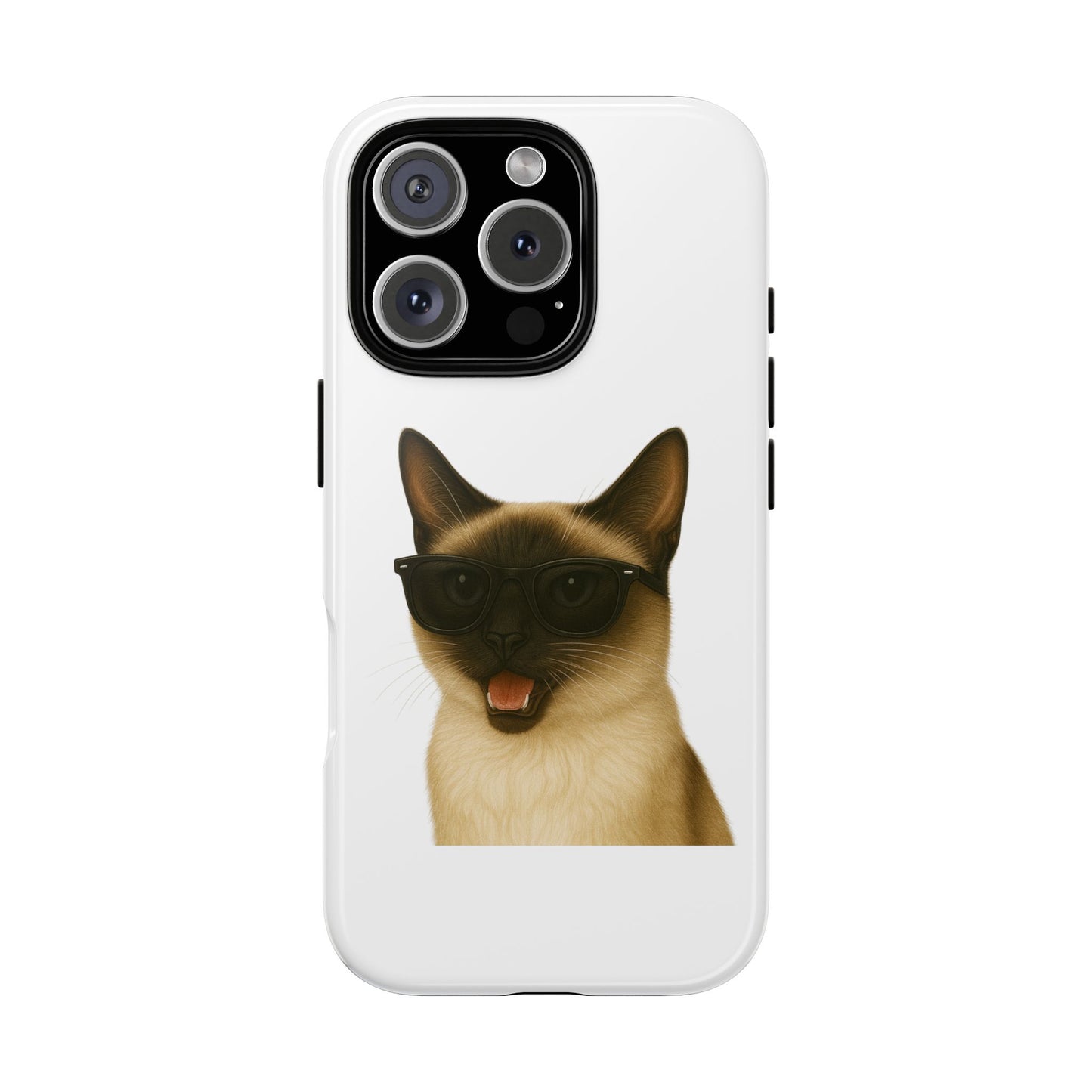 Siamese Cat Wearing Sunglasses - Tough Phone Case