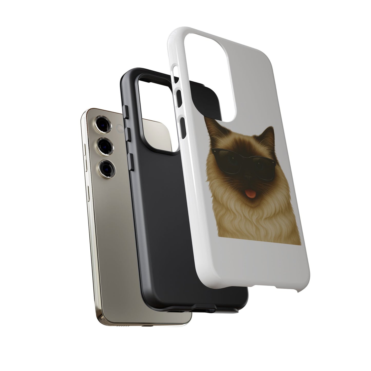 Ragdoll Cat Wearing Sunglasses - Tough Phone Case