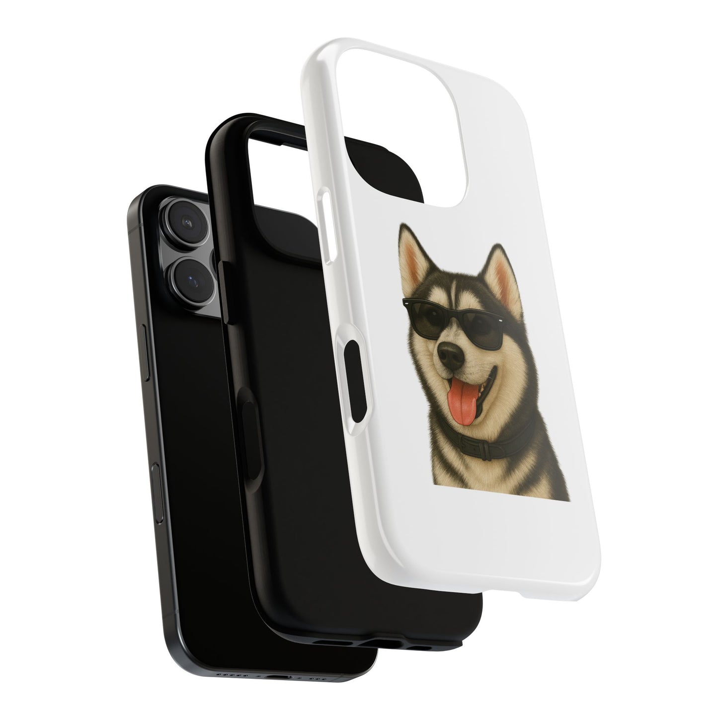 Siberian Husky Wearing Sunglasses - Tough Phone Case