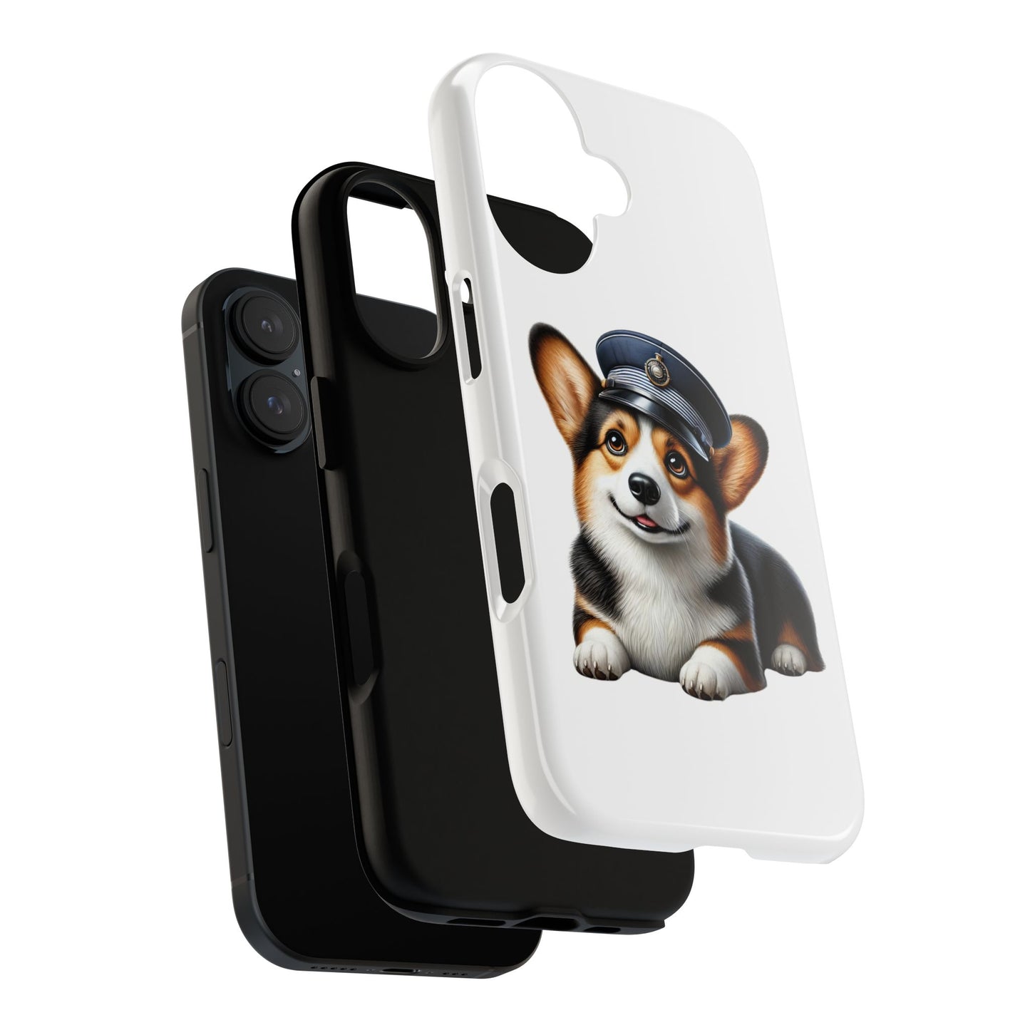 Corgi Wearing a Conductor's Hat - Tough Phone Case