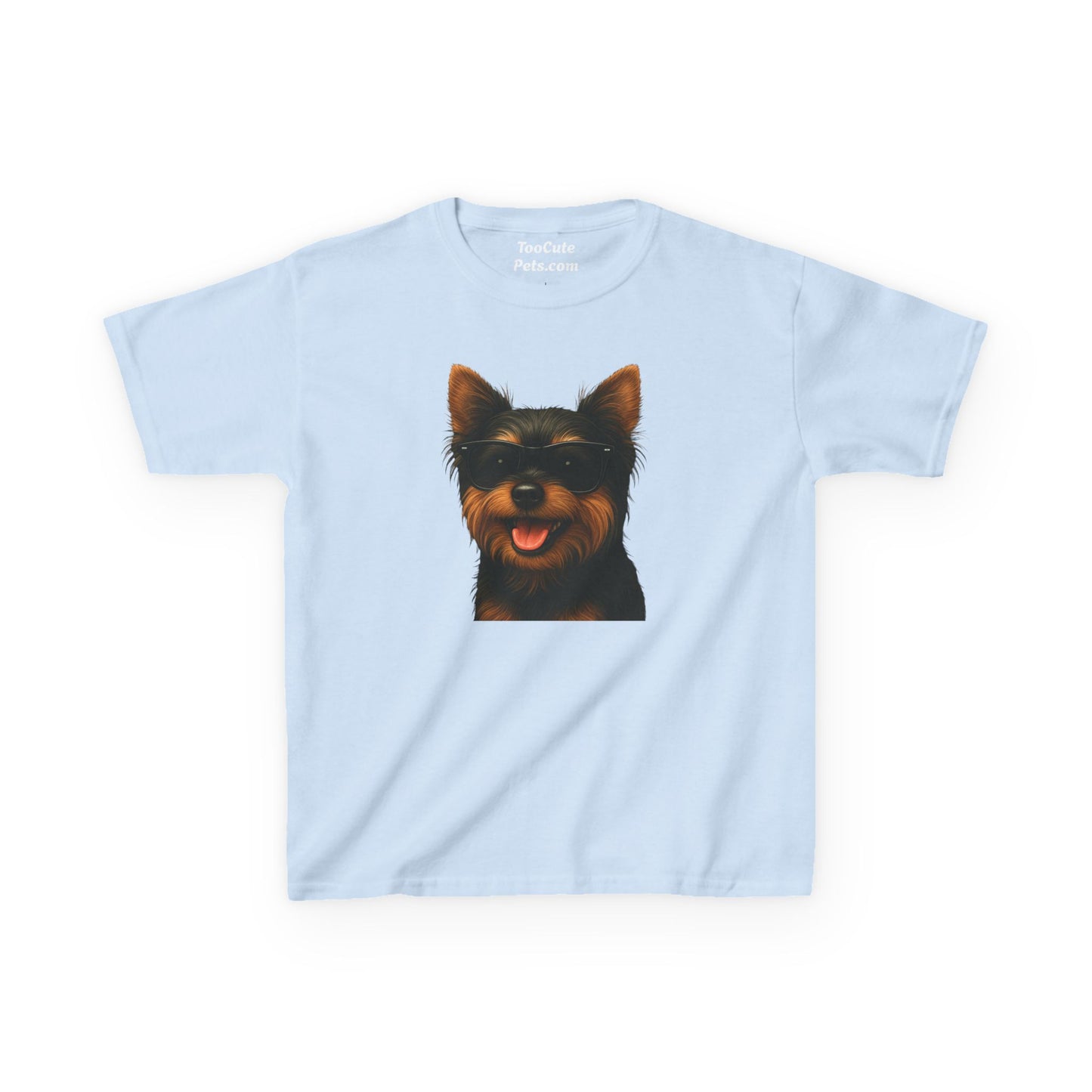 Yorkshire Terrier Wearing Sunglasses - Kids Tee