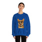 Corgi Wearing Sunglasses - Adult Crewneck Sweatshirt