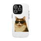 Calico Cat Wearing Sunglasses - Tough Phone Case