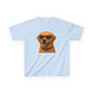 Golden Retriever Wearing Sunglasses - Kids Tee