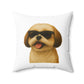 Shih Tzu Wearing Sunglasses - Throw Pillow