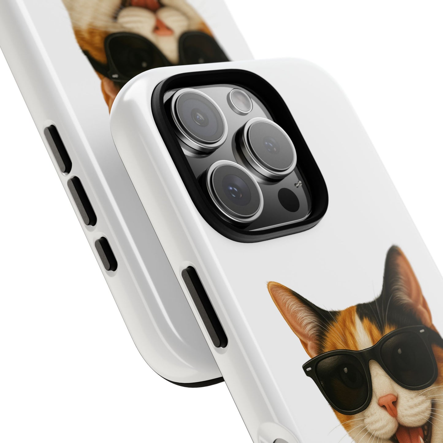Calico Shorthair Cat Wearing Sunglasses - Tough Phone Case