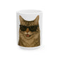 Siberian Cat Wearing Sunglasses Ceramic Mug