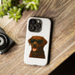 Brown Labrador Retriever Wearing Sunglasses - Tough Phone Case