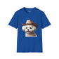 Cute Maltese Wearing Cowgirl Hat - Adult T-shirt - Too Cute Pets