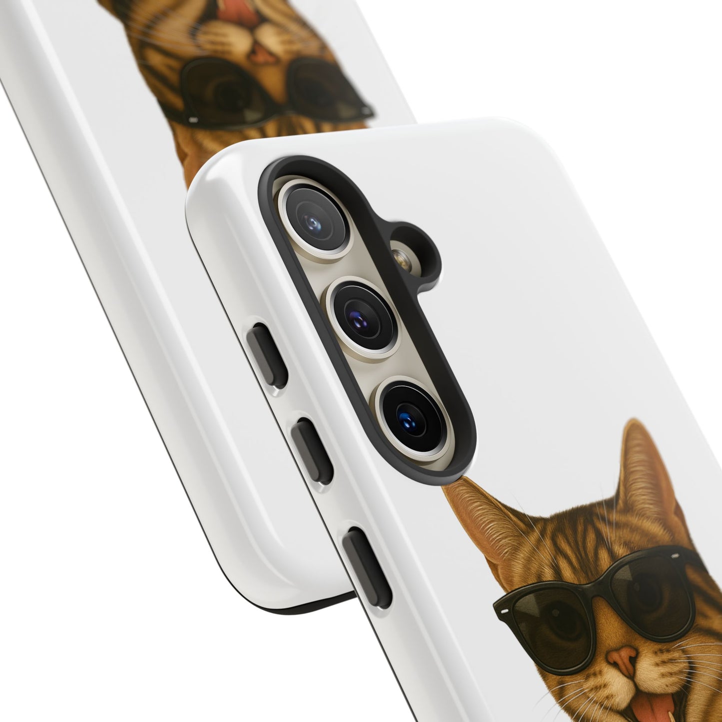 Tabby Cat Wearing Sunglasses - Tough Phone Case