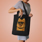 Pomeranian Wearing Sunglasses Cotton Tote Bag