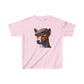 Basenji With Tweed Flat Cap  Youth T-Shirt - Too Cute Pets