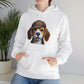 Smiling Beagle Wearing Deerstalker Hat - Adult Hoodie - Too Cute Pets