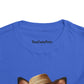 Cattle Dog Puppy Wearing Bandana & Straw Hat Toddler Tee - Too Cute Pets