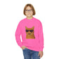 Domestic Shorthaired Orange Tabby Cat Wearing Sunglasses - Youth Sweatshirt