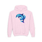 Cute Neptune The Dolphin Youth Hoodie Sweatshirt