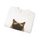 Ragdoll Cat Wearing Sunglasses - Adult Crewneck Sweatshirt