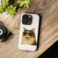 Calico Cat Wearing Sunglasses - Tough Phone Case