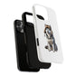 Husky Wearing a Fur Hunter Hat - Tough Phone Case
