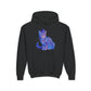 Tabby Wearing Top Hat (Multi Color Image) - Youth Hoodie - Too Cute Pets
