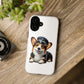 Corgi Wearing a Conductor's Hat - Tough Phone Case