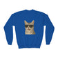 American Shorthair Silver Tabby Cat Wearing Sunglasses - Youth Sweatshirt