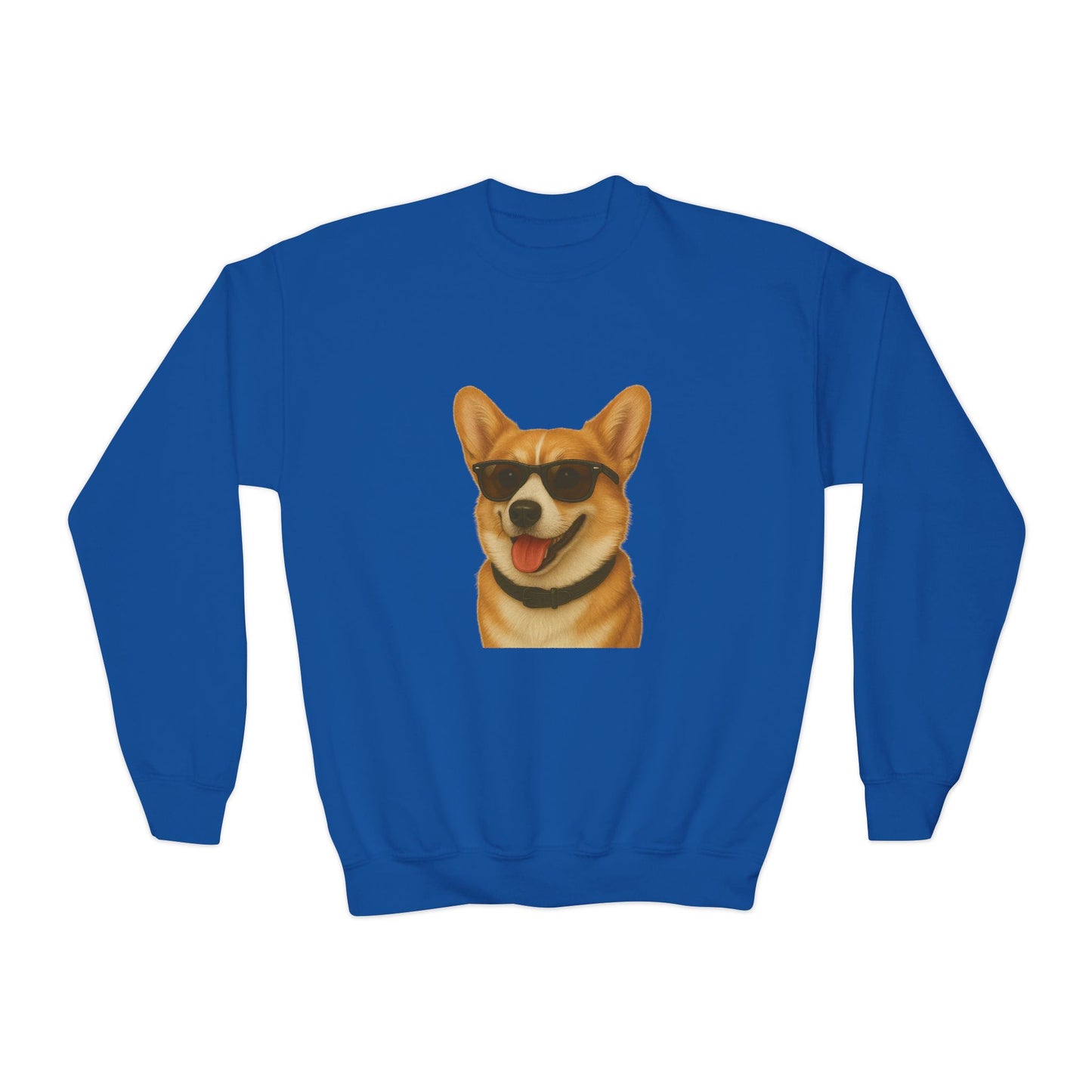 Pembroke Welsh Corgi Wearing Sunglasses - Youth Sweatshirt