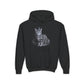Tabby Wearing Top Hat - Youth Hoodie - Too Cute Pets