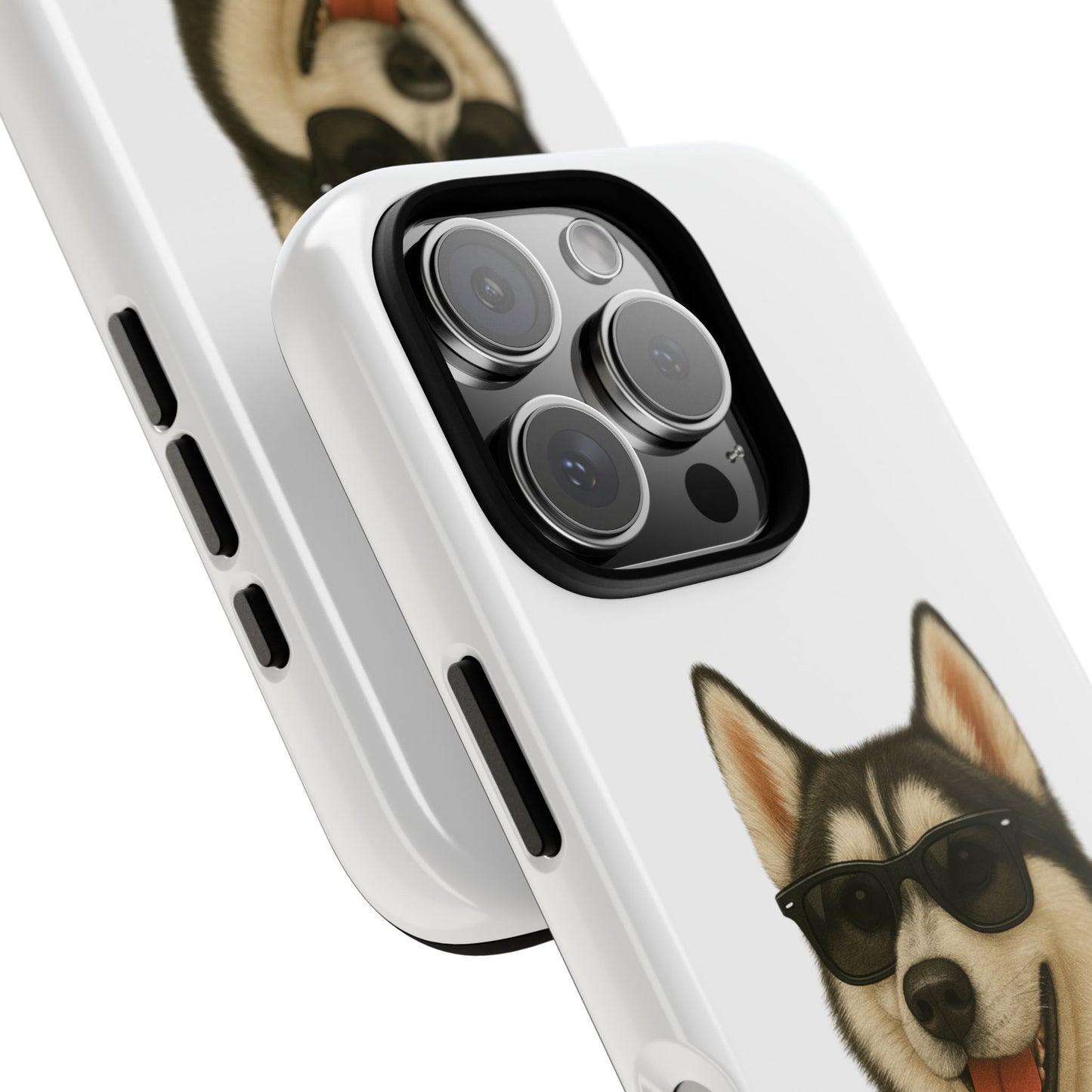 Siberian Husky Wearing Sunglasses - Tough Phone Case