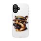 German Shepherd Wearing a Boater Hat - Tough Phone Case