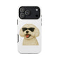 Maltese Wearing Sunglasses - Tough Phone Case