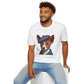 Basenji Pup Wearing Tweed Cap - Adult T-Shirt - Too Cute Pets