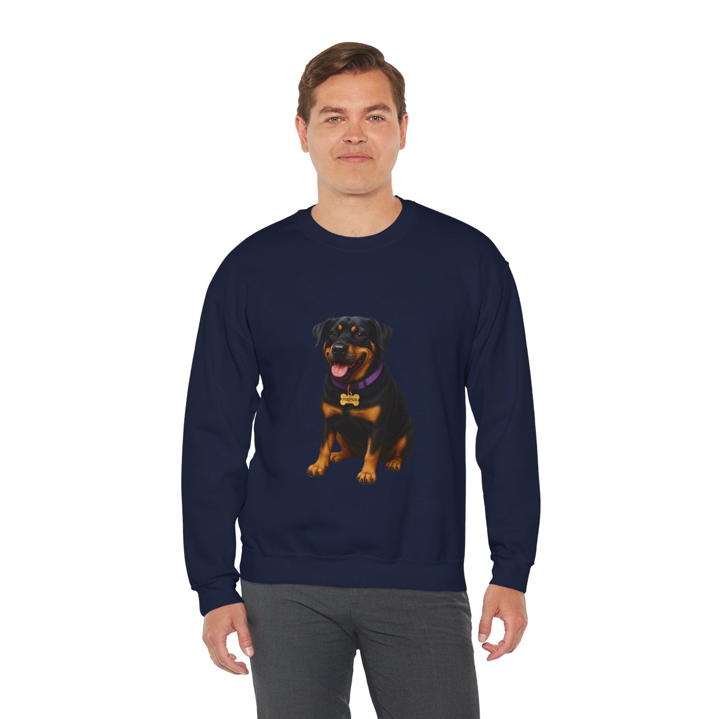 Rottweiler Lab Mix Pumpkin Sweatshirt