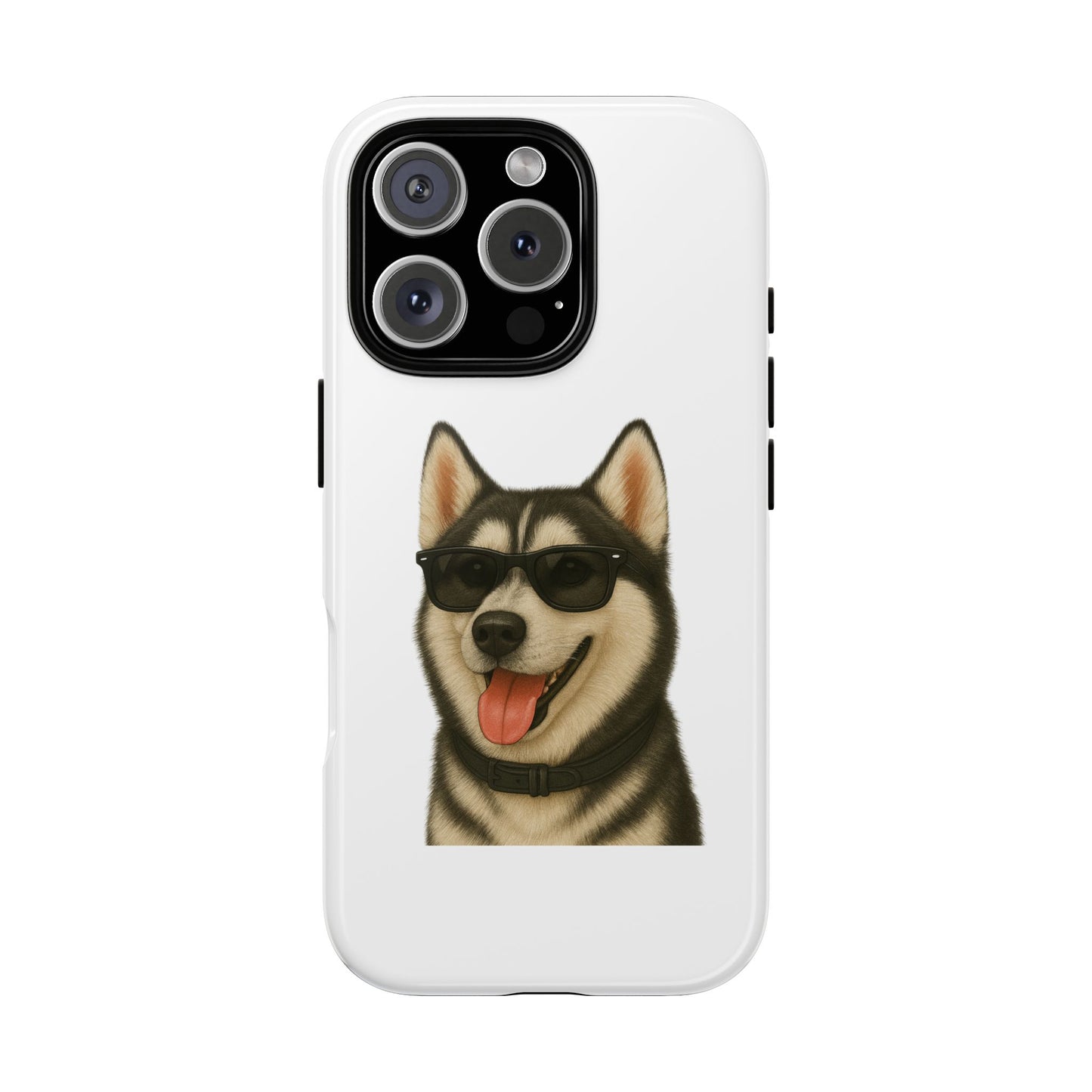 Siberian Husky Wearing Sunglasses - Tough Phone Case