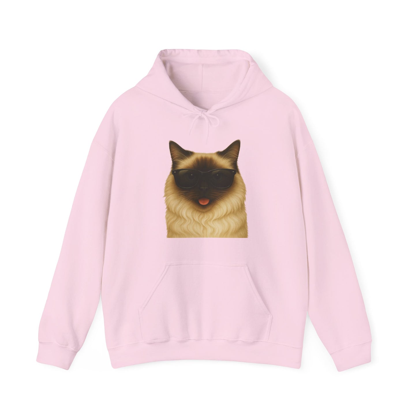 Ragdoll Cat Wearing Sunglasses - Adult Hoodie