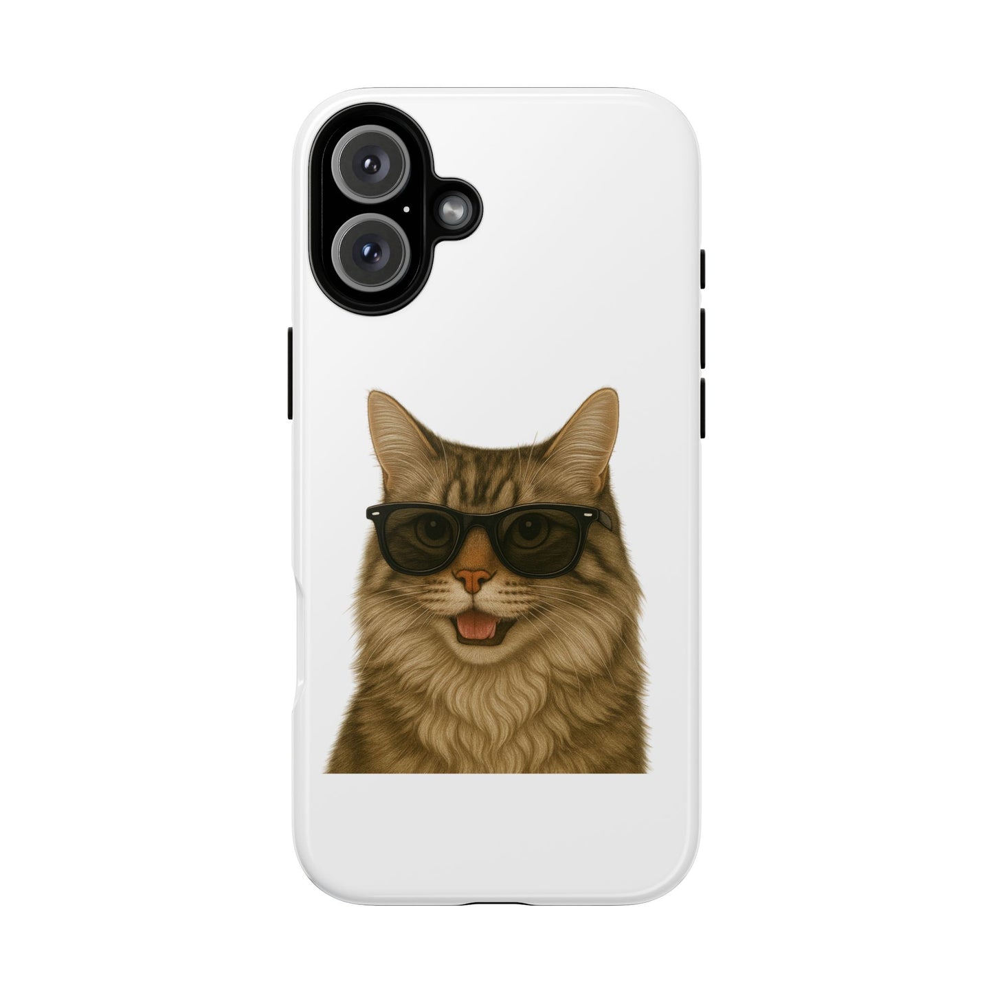Siberian Cat Wearing Sunglasses - Tough Phone Case