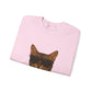 Bengal Cat Wearing Sunglasses - Adult Crewneck Sweatshirt