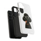 Black Poodle Wearing Sunglasses - Tough Phone Case