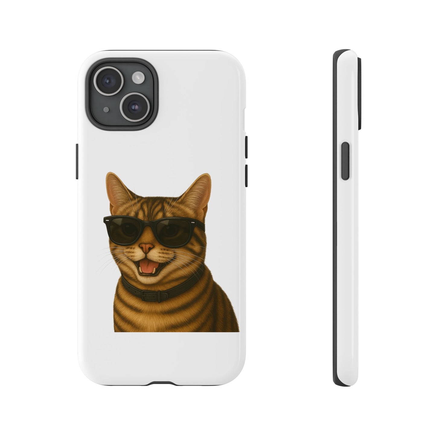 Tabby Cat Wearing Sunglasses - Tough Phone Case