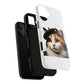 Calico Cat Wearing a Beret - Tough Phone Case