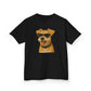 Miniature Schnauzer Wearing Sunglasses Kids Tee