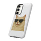 Cream Longhair Cat Wearing Sunglasses - Tough Phone Case